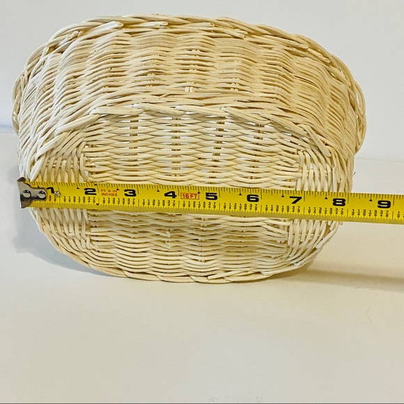 Pier 1 Imports Beige Medium Size Rattan Basket - Picture 5 of 6